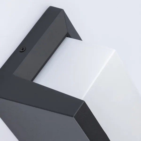 LED Kültéri fali lámpa NEELY 1xE27/9W/230V 4000K IP54 antracit