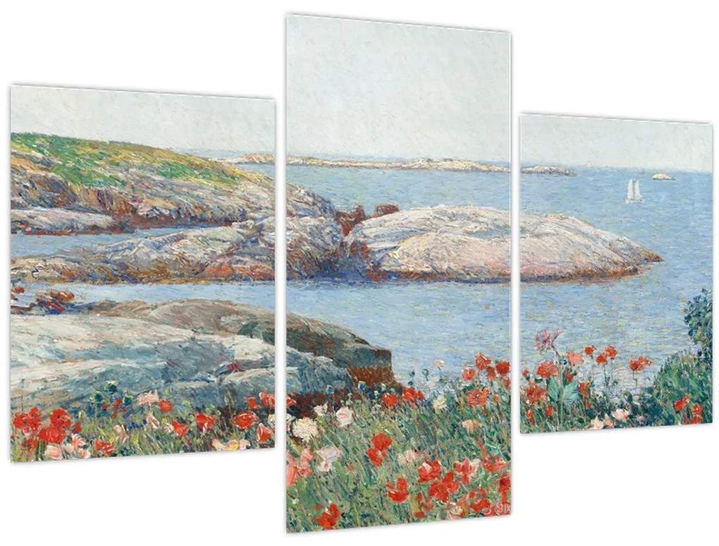 Kép - Childe Hassam, Poppies,  Isles of Shoals, reprodukciók (90x60 cm)