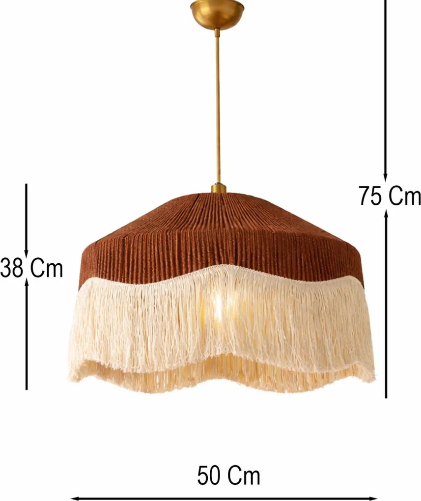 Fém függőlámpa, Ø50 cm – BK316
