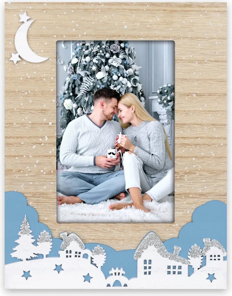 Képkeret 10x15 függőleges karácsonyi ajándék