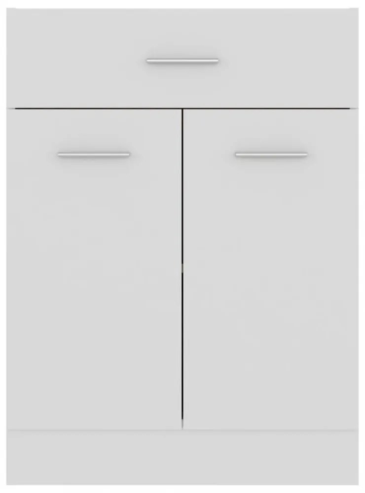 “Lyon” fehér szerelt fa fiókos alsószekrény 60 x 46 x 81,5 cm