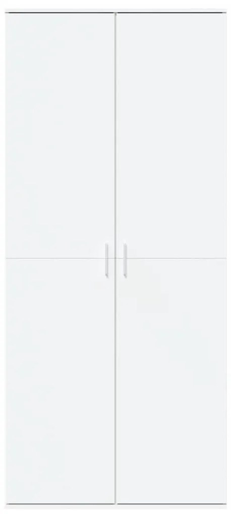 fehér szerelt fa magasszekrény 80 x 35 x 180 cm