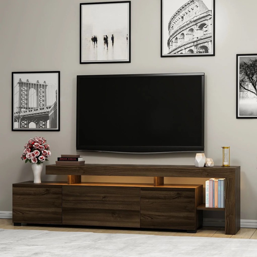 TV szekrény Beliz - Walnut