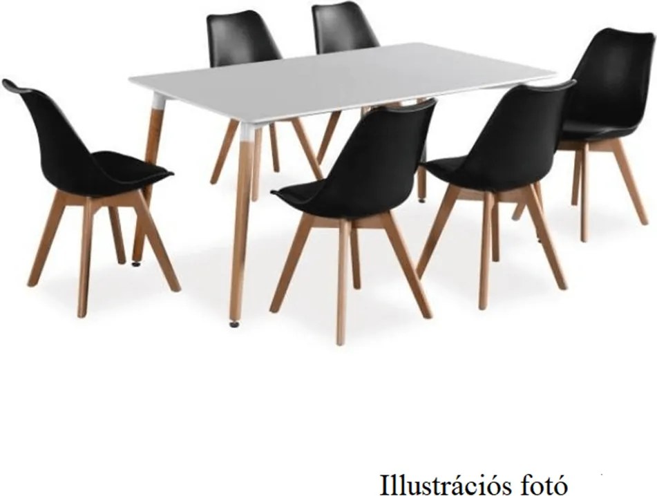 Szék, sötétbarna/bükk, BALI 2 NEW