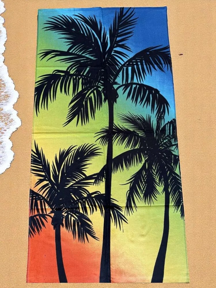 Strand fürdőlepedő FUNNY PALM 70x140 cm