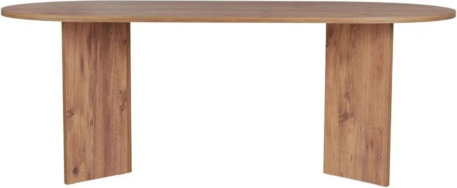 Étkezőasztal borovi fenyő dekorral 90x200 cm Sabella – Kalune Design