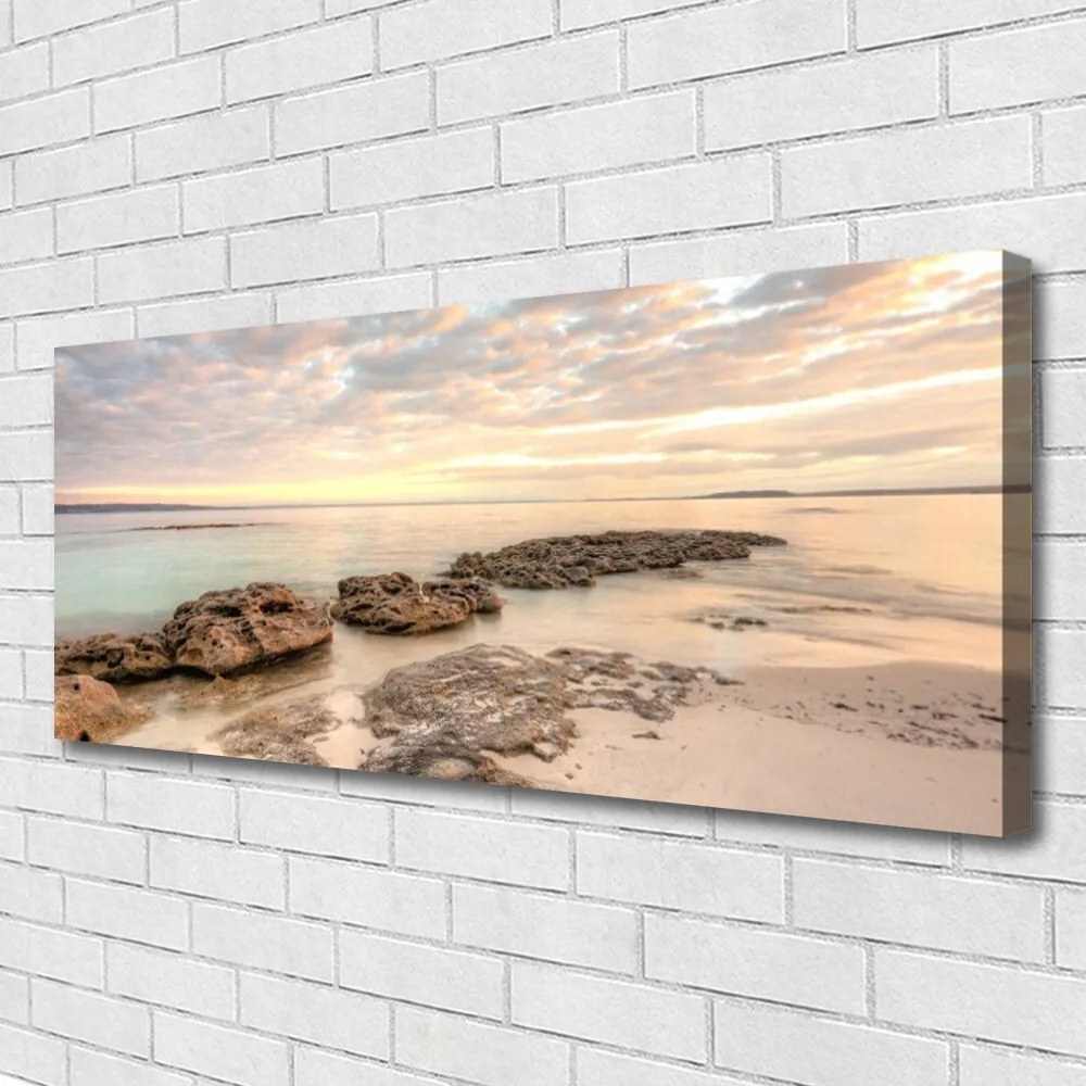 Vászonkép nyomtatás Sea Beach Landscape 120x60 cm