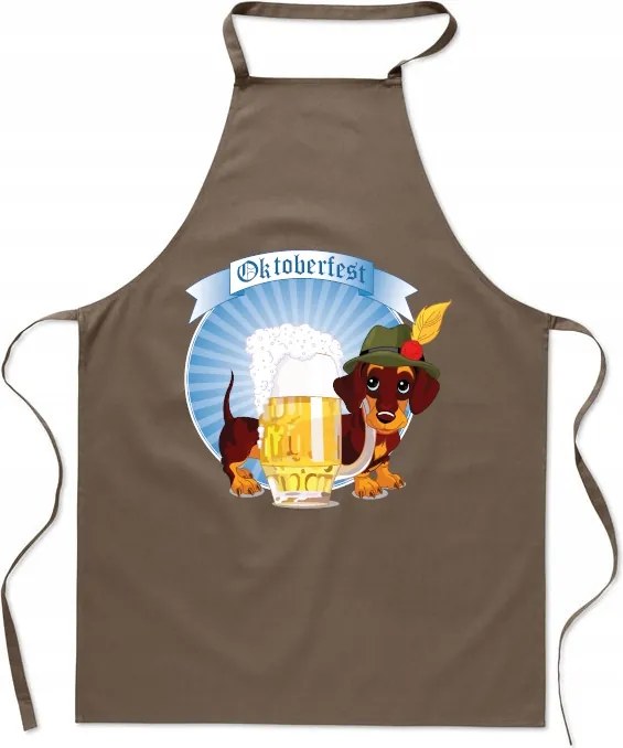 Konyhai kötény nyomtatás Oktoberfest Tacskó Ajándék Németország