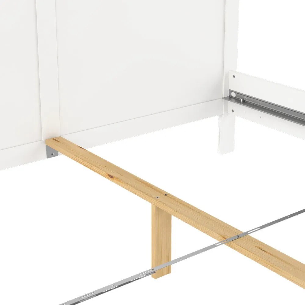 Fehér franciaágy 160x200 cm Paris – Tvilum