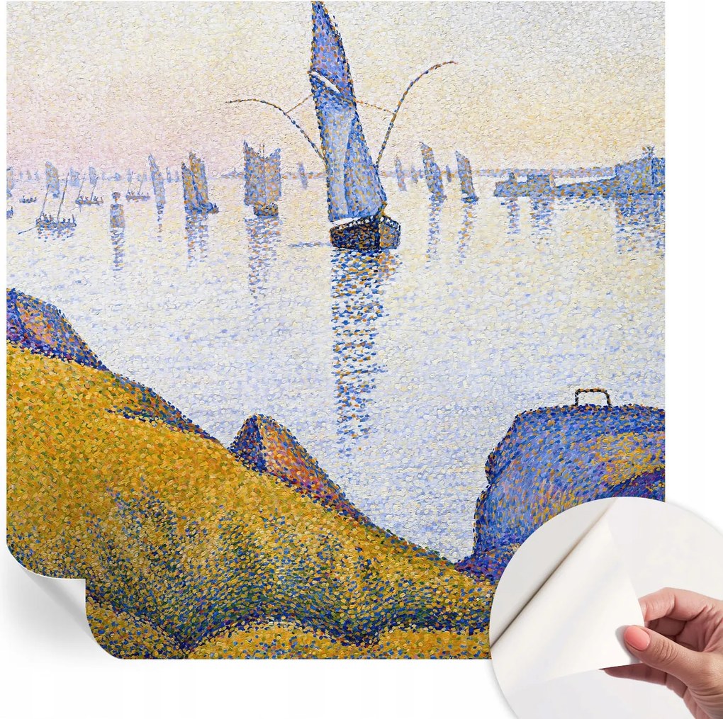 Öntapadós fali fotótapéta Hálószobába Vitorlás tükröződés 250x250 cm