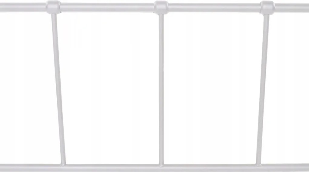 Ágy 90x200 cm fehér színben – PABLO