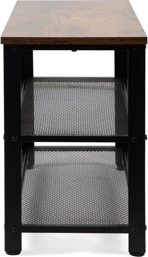 Fekete acél cipőtartó 80x45x30 cm Arne – Bonami Essentials
