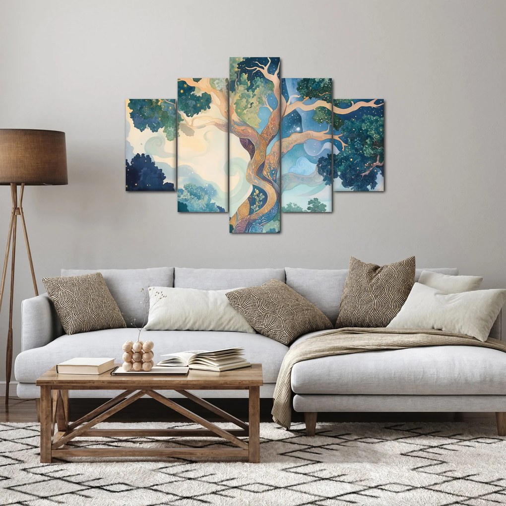 Kép – Kozmikus fa (150x105 cm)