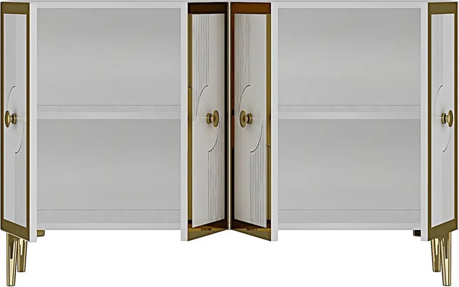 Pega 120 - White, Gold