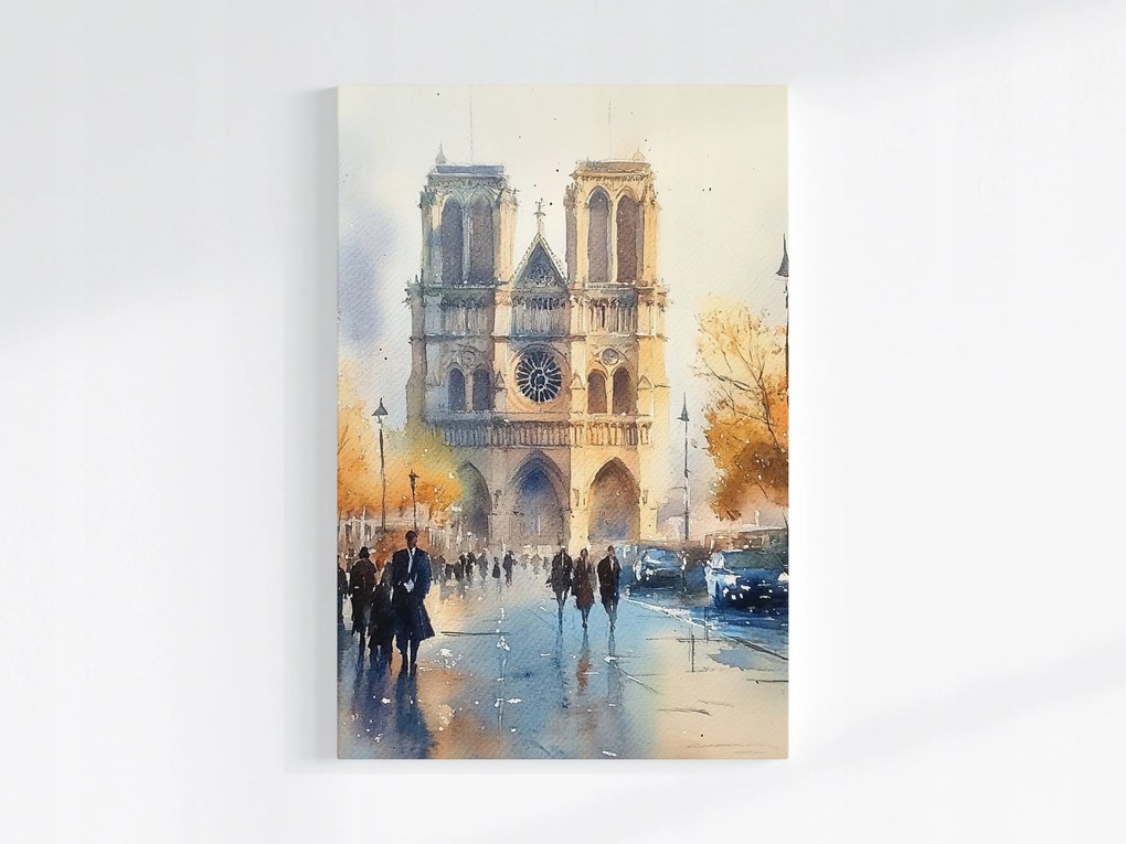 Poszter Építészet Város Párizs Notre Dame Székesegyház 80x120