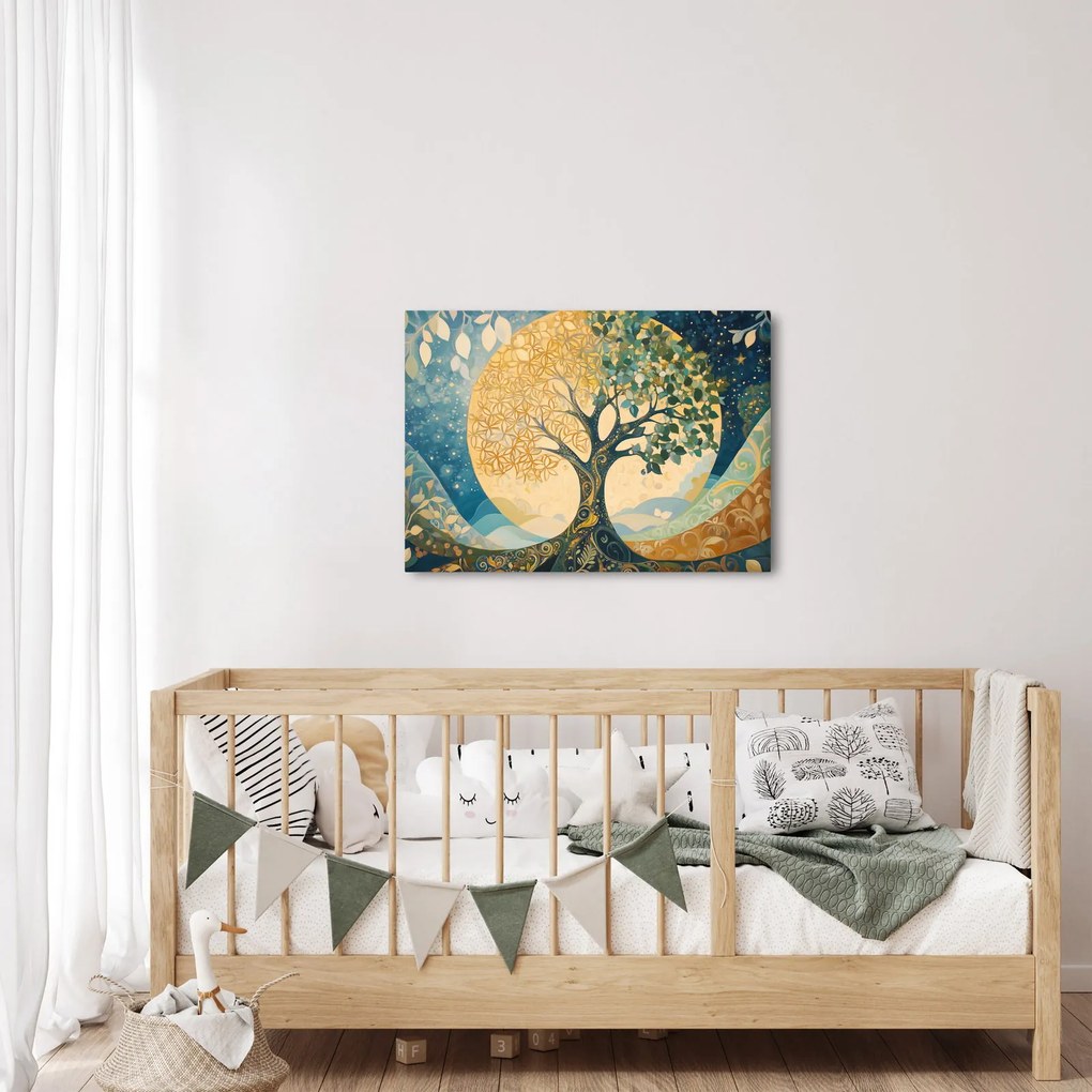 Kép – Életfa a holdban (70x50 cm)