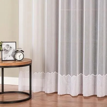 Függöny Markizeta hímzett mintával, nappaliba, étkezőbe kész 300x260