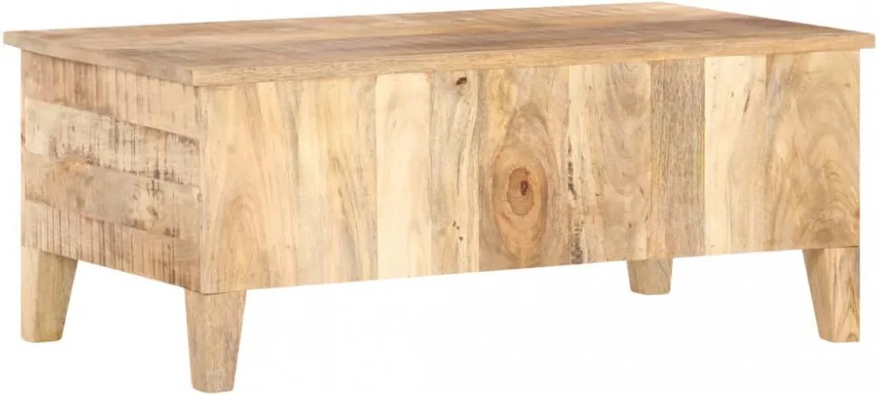 Nyers mangófa dohányzóasztal 100 x 55 x 40 cm