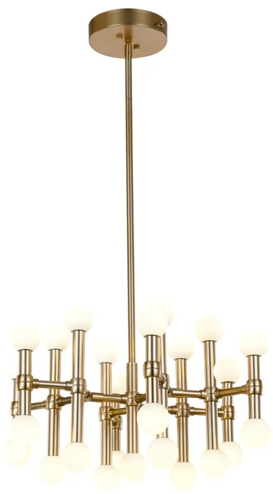 ITALUX MX16009008-25A-B GIOVANNA Glamour Függesztett Lámpa Antik Bronz LED IP20