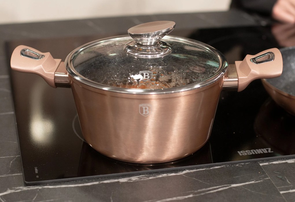 Berlinger Haus 14+2 részes edénykészlet Metallic Line Rose Gold Edition