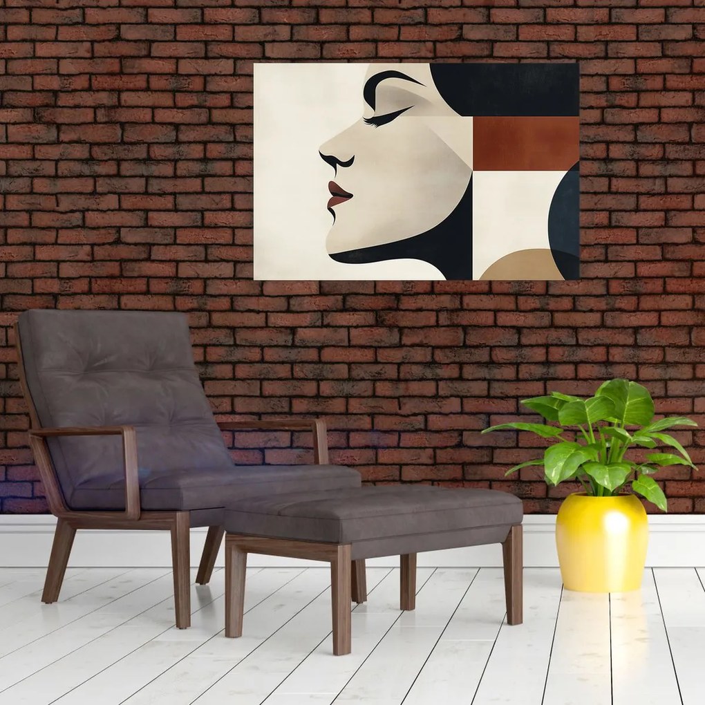 Kép - Nő profilból (90x60 cm)