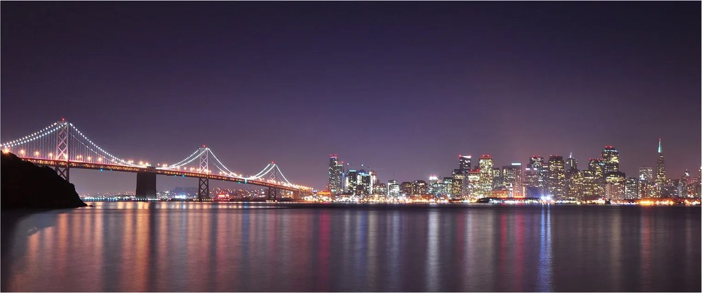 Kilátás San Francisco-ra, California (120x50 cm)