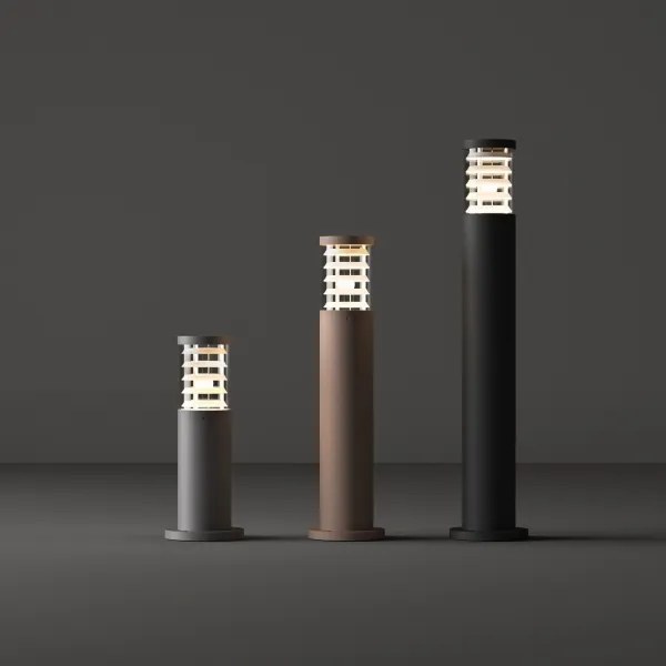 Ideal Lux - Kültéri lámpa TRONCO 1xE27/42W/230V 60 cm IP65 szürke