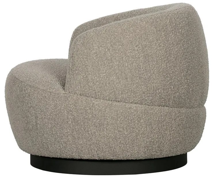 Világosszürke forgó fotel Wolly – WOOOD