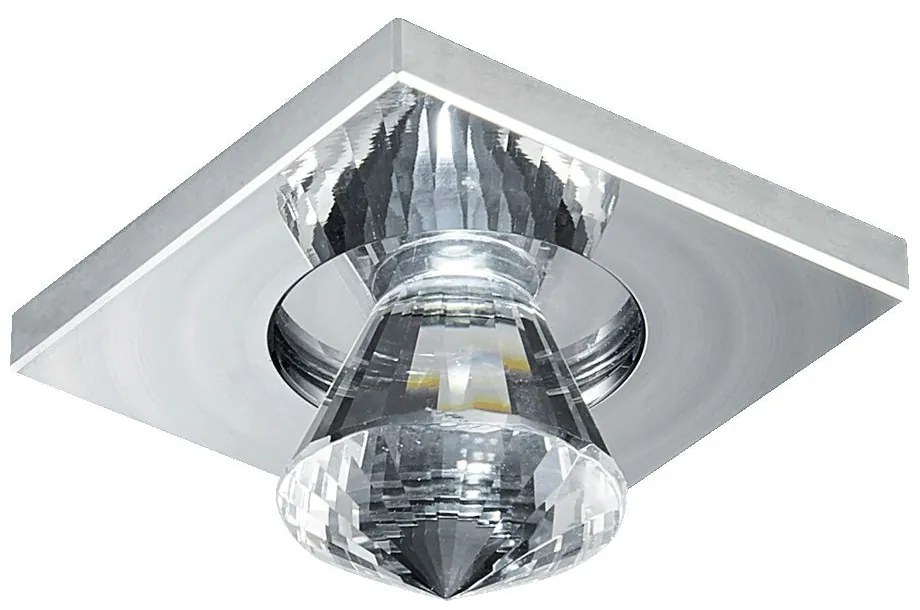 PREZENT 71016 ELEGANT Kristály Spot Lámpa Króm, Átlátszó LED IP20