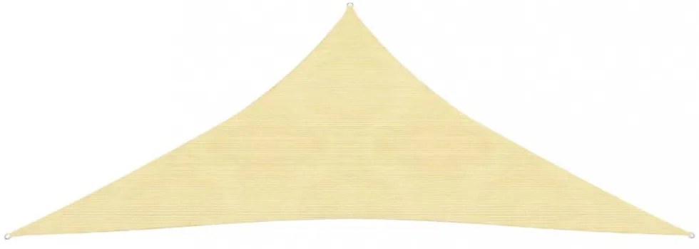 bézs HDPE napvitorla 160 g/m² 4,5 x 4,5 x 4,5 m