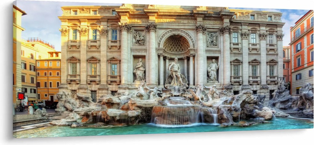 Kép - Trevi-kút (120x50 cm)