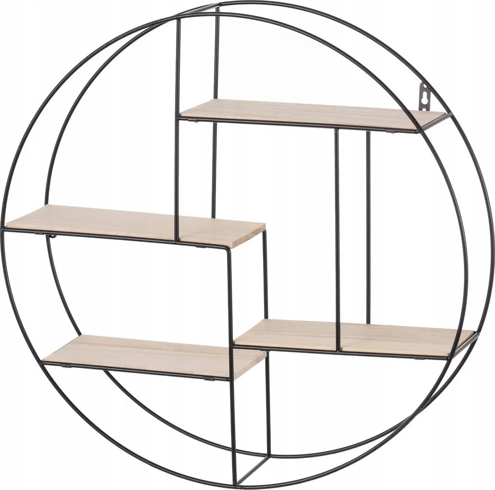 Dekoria Appen akasztós polc, fekete