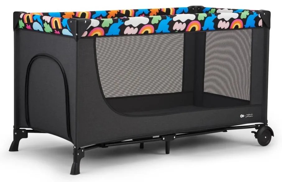 KINDERKRAFT - Utazó kiságy JOY 2 Happy shapes