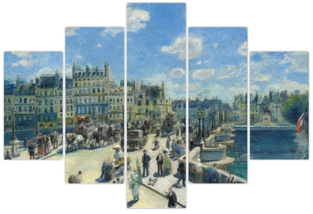 Kép - Auguste Renoir, Pont Neuf, Paris, reprodukciók (150x105 cm)