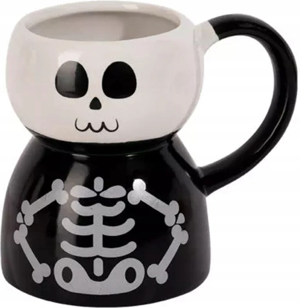 Kerámia Bögre Csontváz Kocka Bögre Halloween Őszi 300 ML