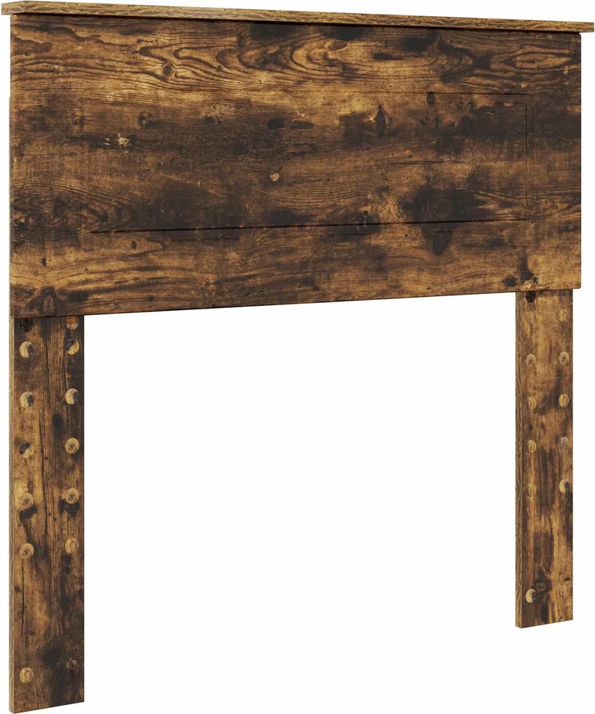 vidaXL Fejtámla Füstölt tölgy 90 cm Faanyag