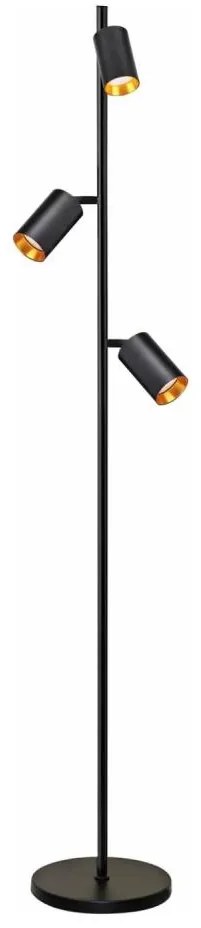 Állólámpa MARIBEL 3xGU10/12W/230V fekete