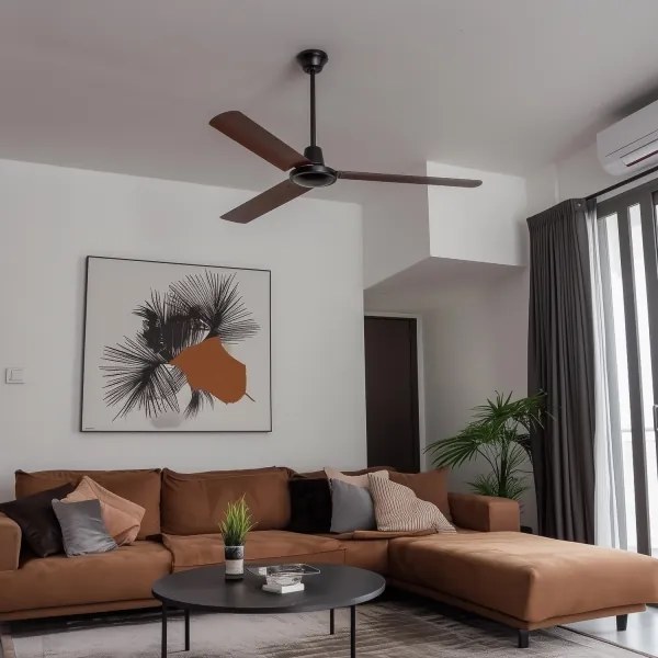 ZEVENTI - Tofino mennyezeti ventilátor barna színben