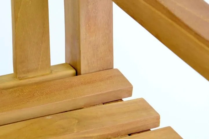 DIVERO Kerti pad 150 cm tíkfa