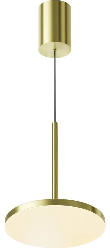 Maytoni P076PL-L12W3K-BS - LED Csillár zsinóron PLATO LED/12W/230V 3000K arany