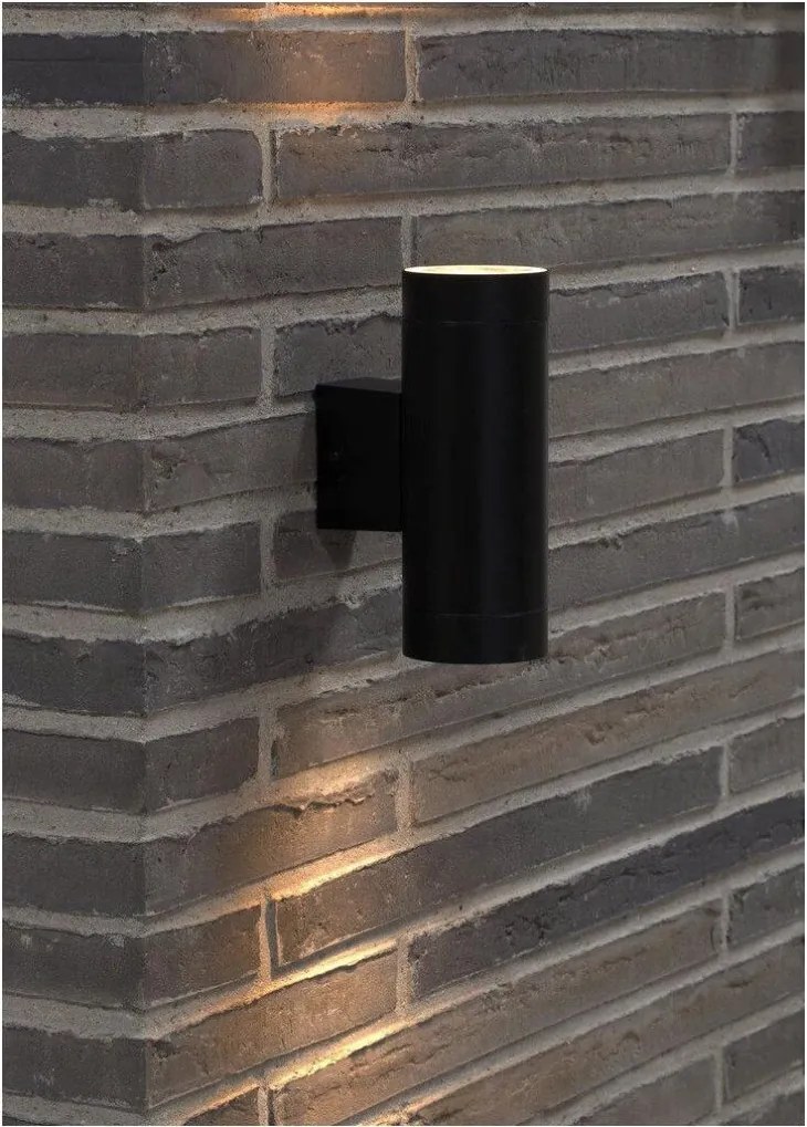NORDLUX 21519903 TIN Modern Kültéri Fali Lámpa Fekete GU10 IP54