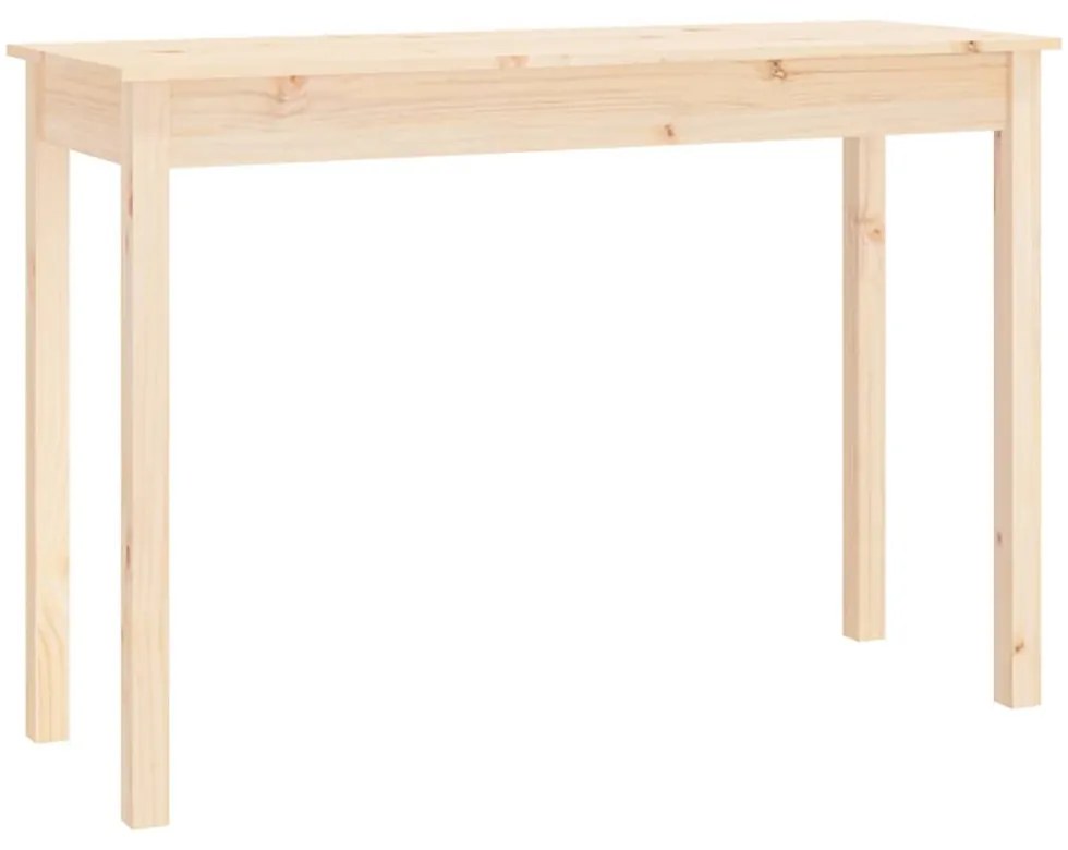 tömör fenyőfa tálalóasztal 110 x 40 x 75 cm