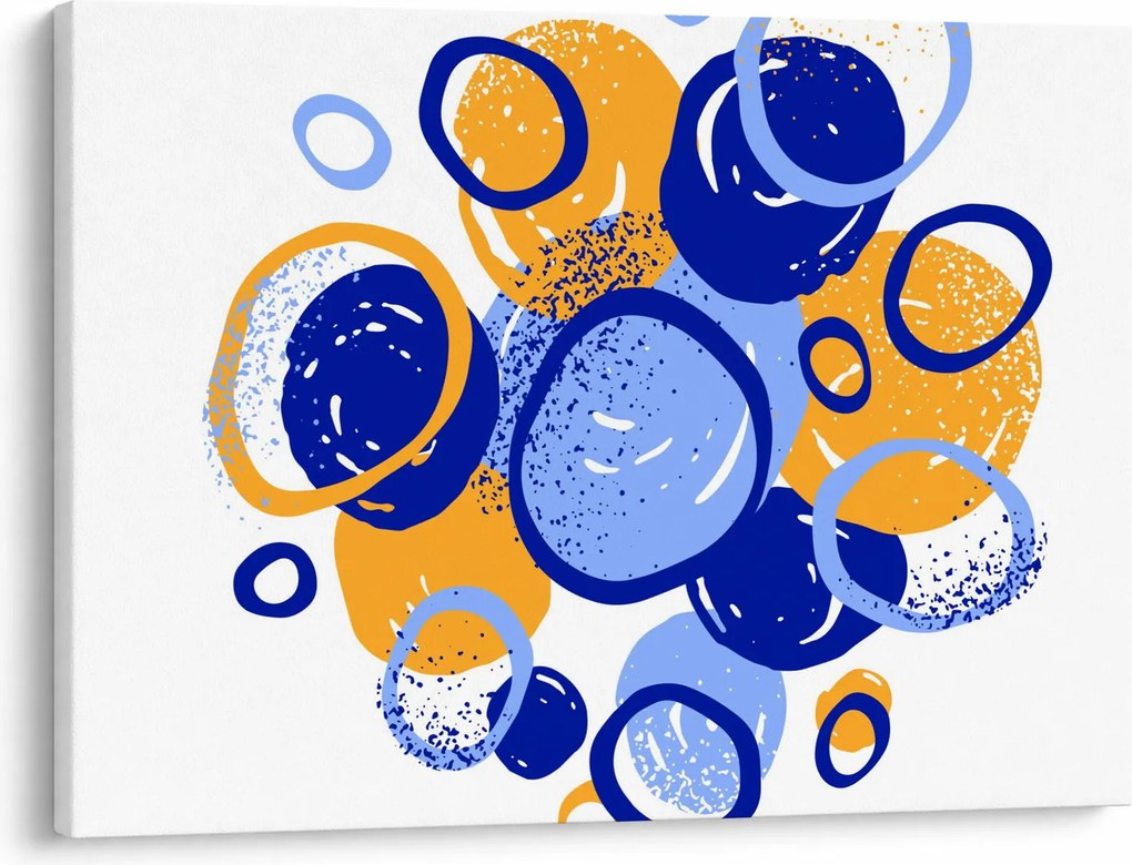 Kép - Világos motívum körökkel (70x50 cm)