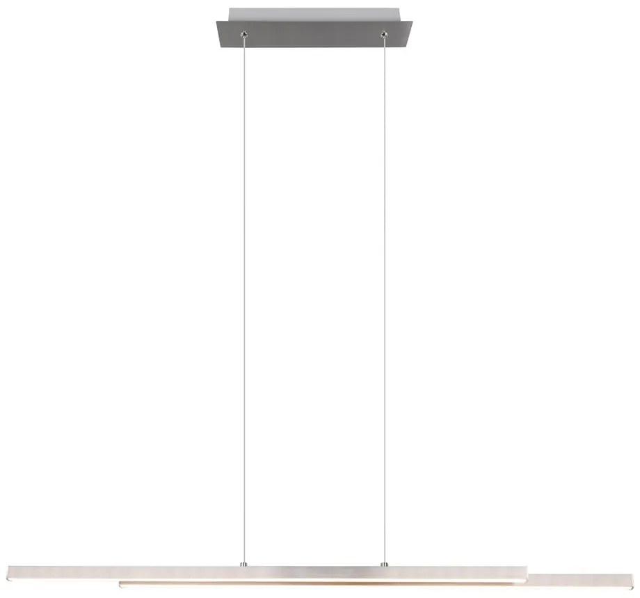 Ezüstszínű LED függőlámpa Odio – Trio