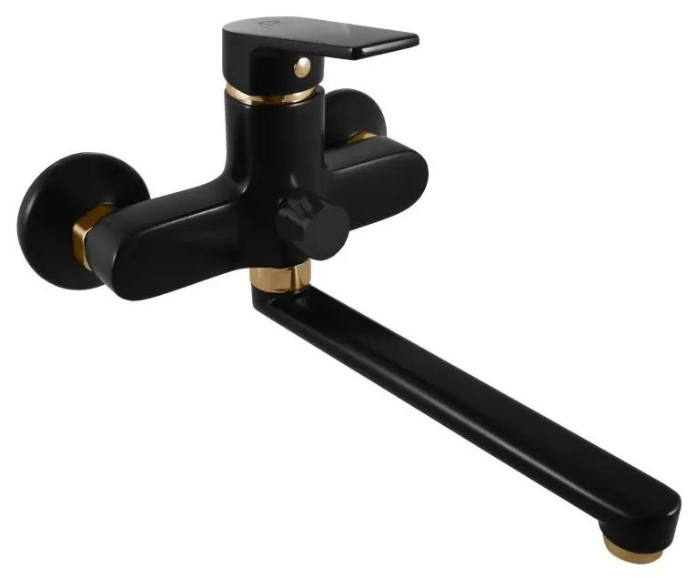 RAV Slezák CO153.5CMATZ - COLORADO kádcsaptelep fekete/arany