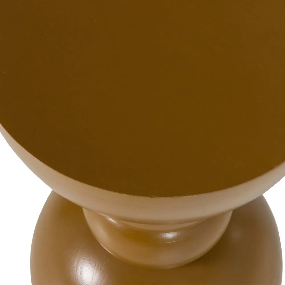 Mangófa kerek tárolóasztal ø 35 cm Miel – WOOOD