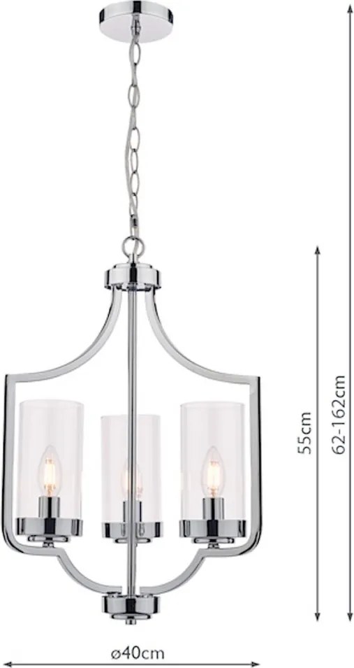 Laura Ashley Joseph 3732582-Q Csillár 3x40W/E14 IP20