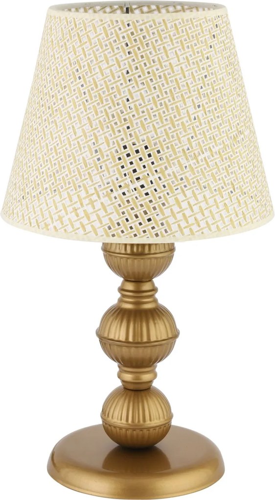 Fém éjjeli lámpa, krém, 20 cm – TR390FLH2712