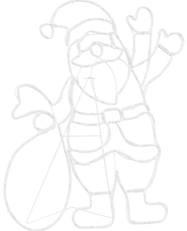 Mikulás Fény 168 LED-del Sokszínű 58.5 x 60 x 1.3 cm Vas