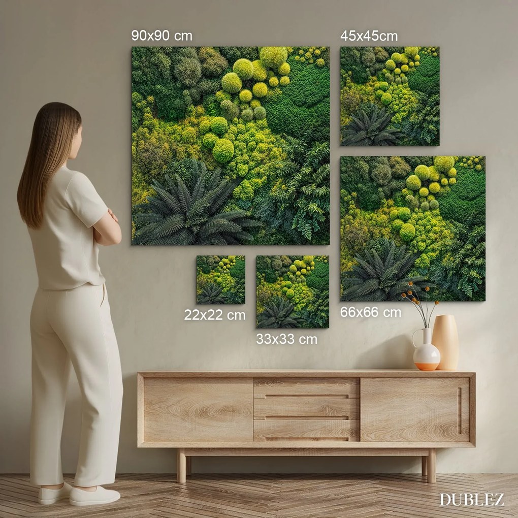 DUBLEZ | Dekoratív kép moha - Lélegzet